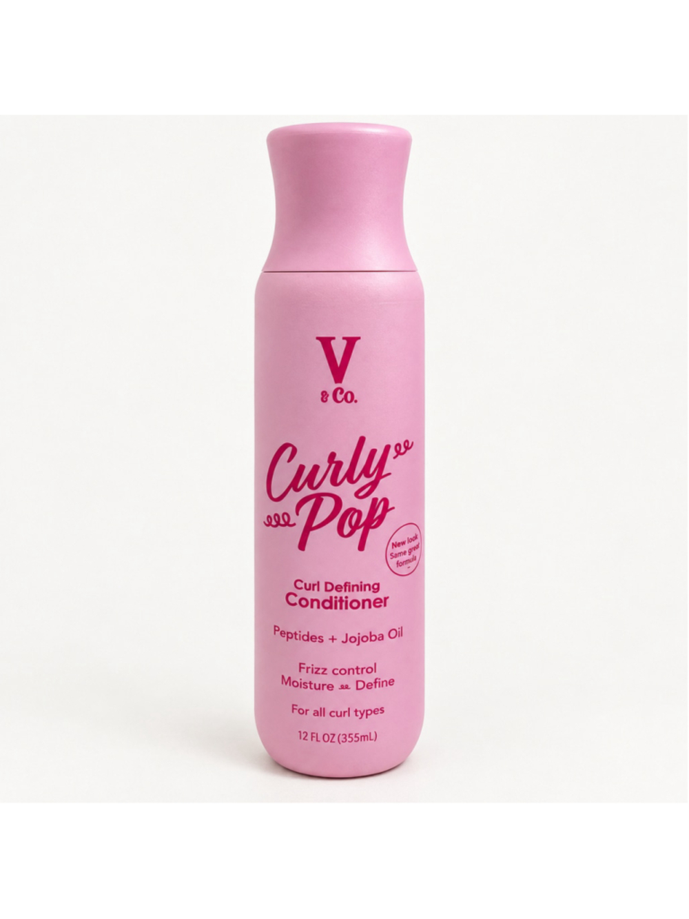 V & Co. Curly Pop Curl Defining Conditioner 12 fl oz